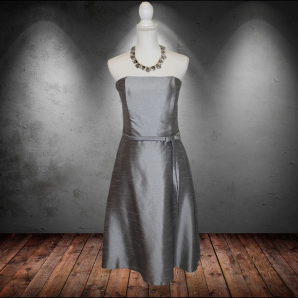 Scott McClintock Dresses & Skirts - SCOTT MCCLINTOCK GREY STRAPLESS DRESS